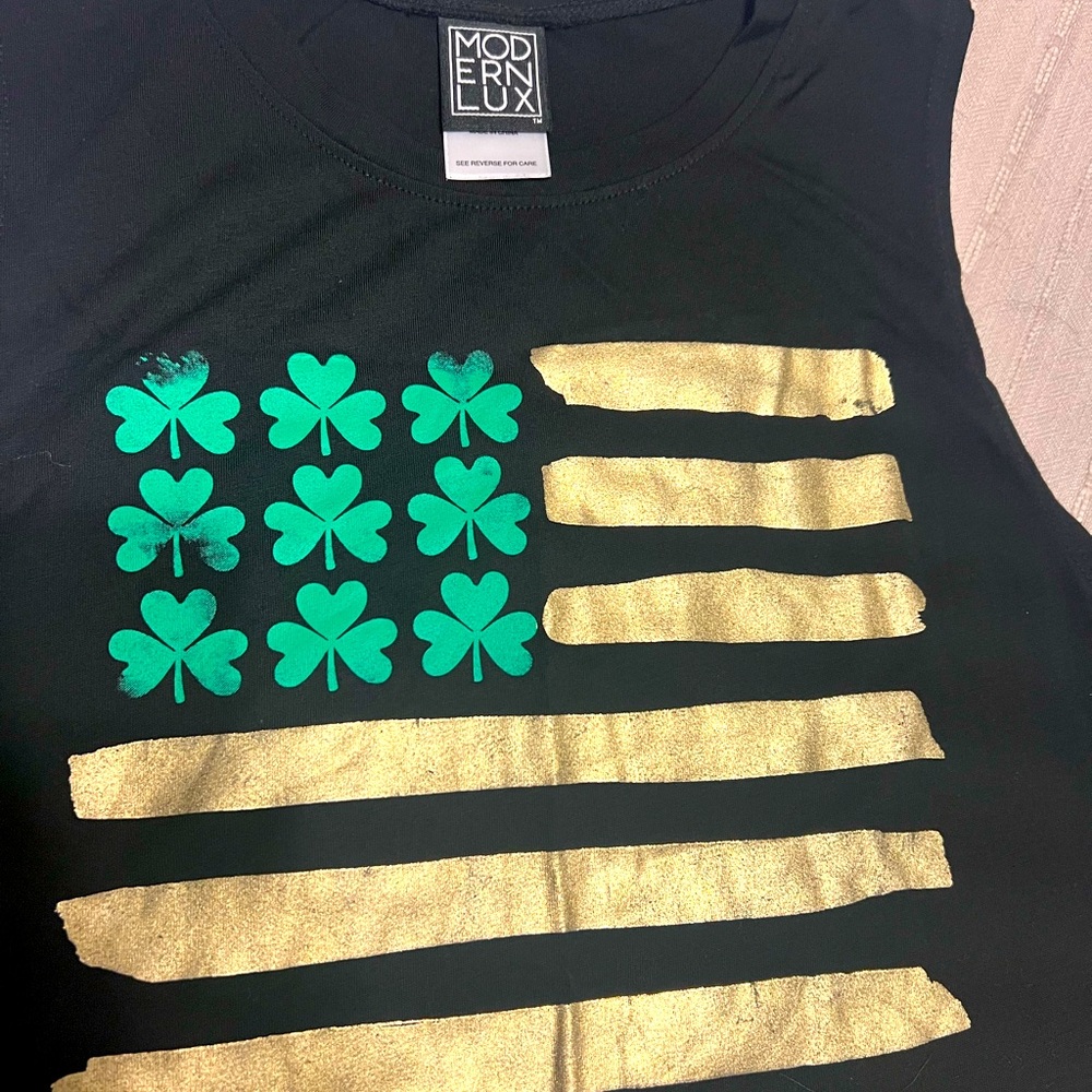 Irish American Flag tank top - Picture 2 of 2